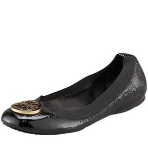 Tory Burch Black Caroline Flats